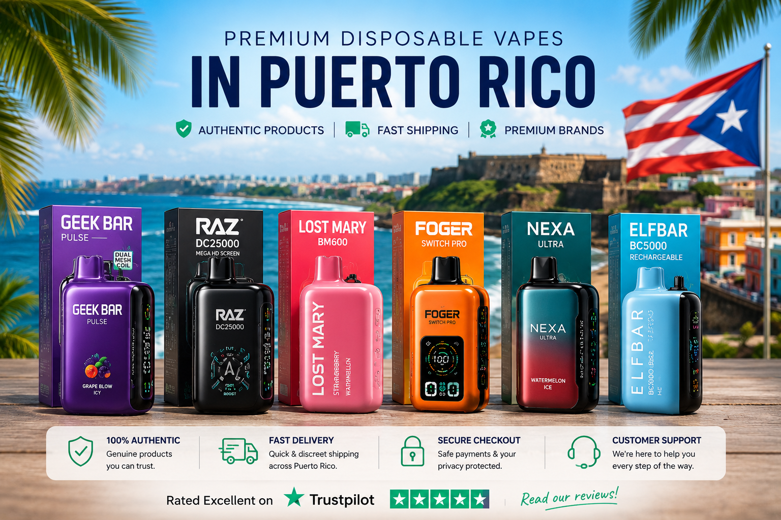 Buy Authentic Disposable Vapes in Puerto Rico Today